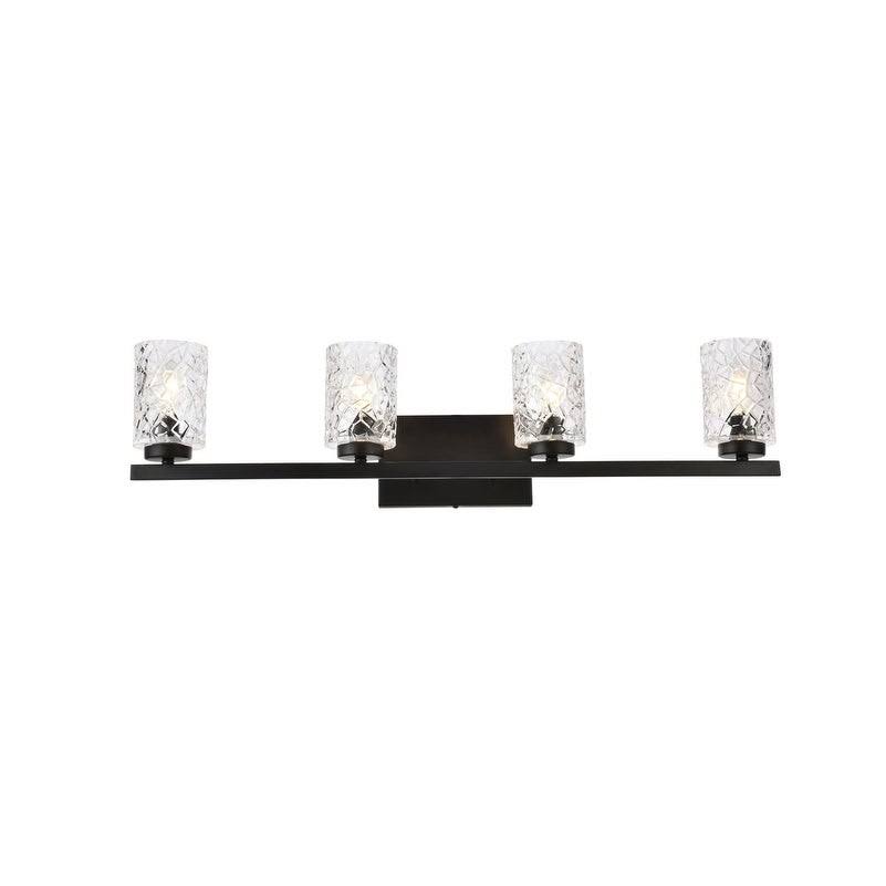 Black 4 Light Bath Sconce I496643