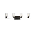 Black 4 Light Bath Sconce I496643