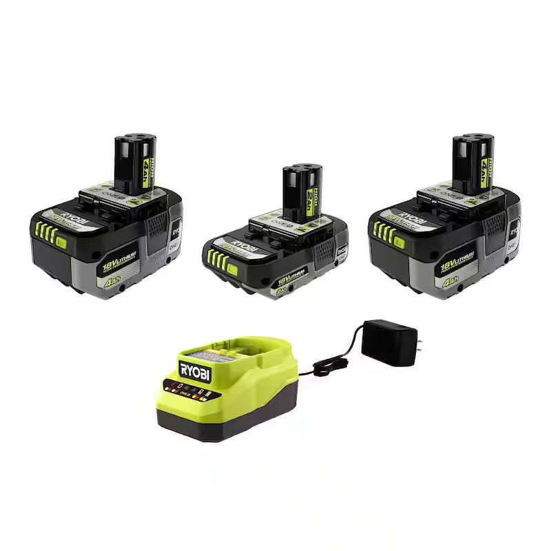 18V Lithium-Ion Starter Kit with 2.0 Ah and 4.0 Ah Batteries and Charger Y124479