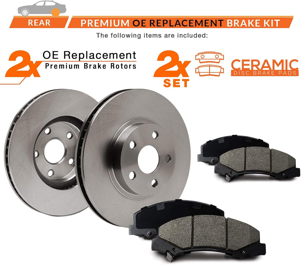 Premium OE Rotors with Carbon Ceramic Pads N382