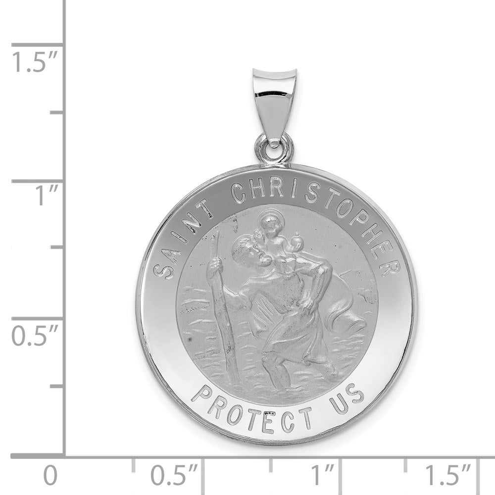 14K Yellow Gold St. Christopher Medal Pendant I223446