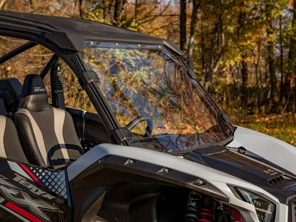 Full Windshield for Kawasaki Teryx KRX 1000, 1/4 Inch Thick Clear Polycarbonate Y8538