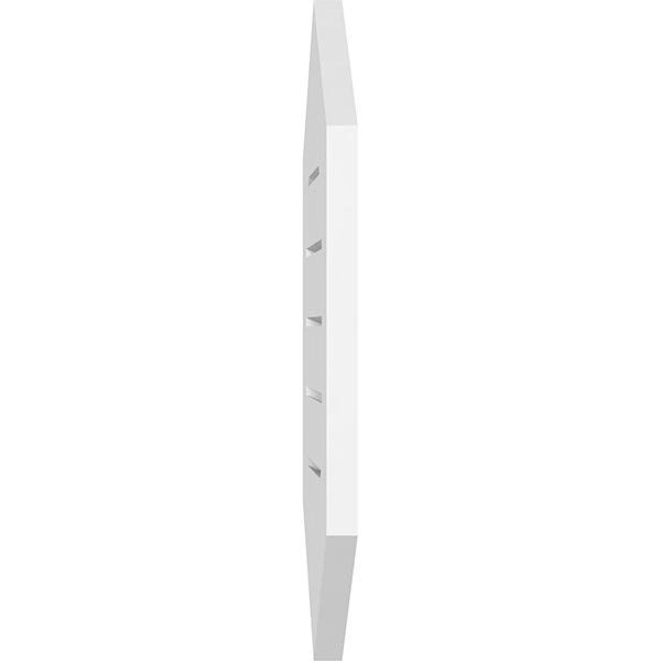 Vertical Peaked Surface Mount PVC Gable Vent X31166