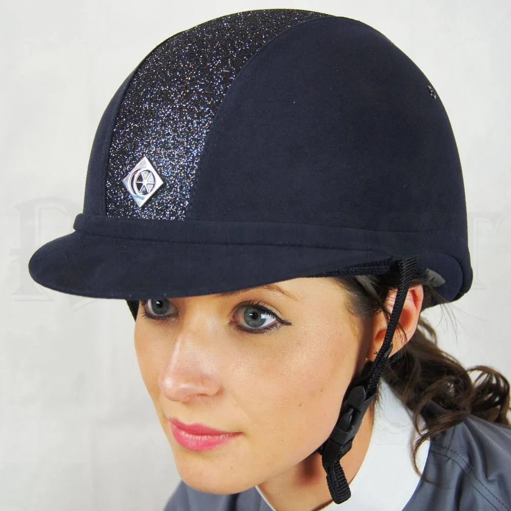 Navy Sparkly Riding Hat P521877