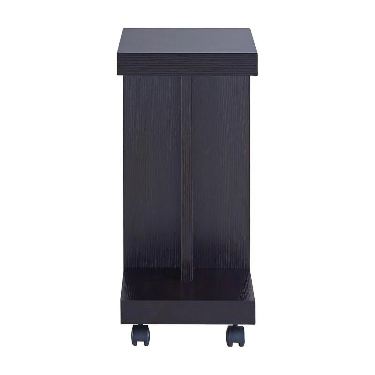 3-Piece Black Wood Coffee Table Set E329