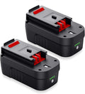 2Pack 6.0Ah 18 Volt Replacement Battery H1495