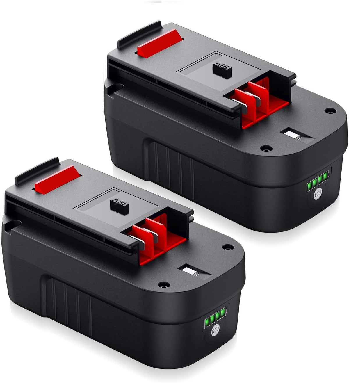 2Pack 6.0Ah 18 Volt Replacement Battery H1495