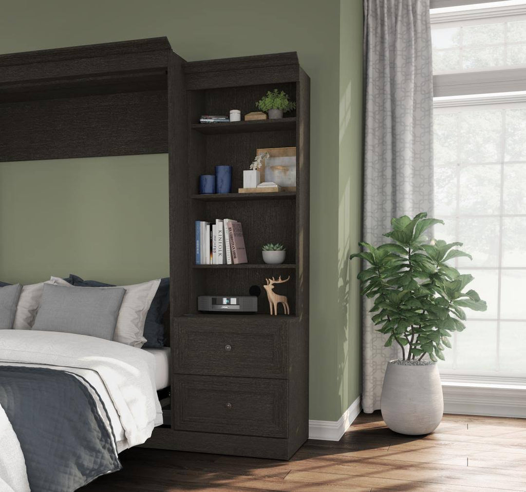 Deep Gray 2 Drawer Storage Unit Q4997