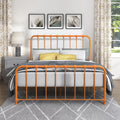 Metal Platform Bed Full Navy Blue L929