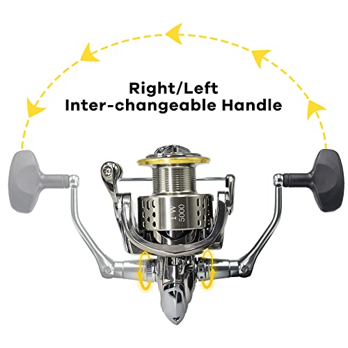 12+1BB Ultra Lightweight Metal Frame Carbon Fiber 33 LB Max Drag 5.5:1 Fishing Reel L128895