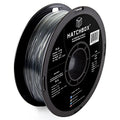 PLA 3D Printer Filament, 1.75 mm, 1 kg Spool, Transparent Blue Q446