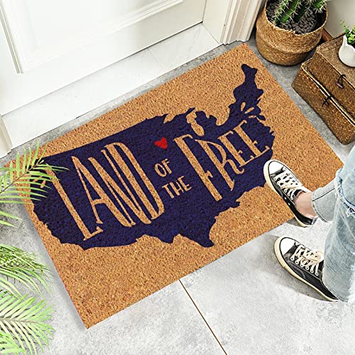 Patriotic 23×16 Inches Coir Door Mat Y95635