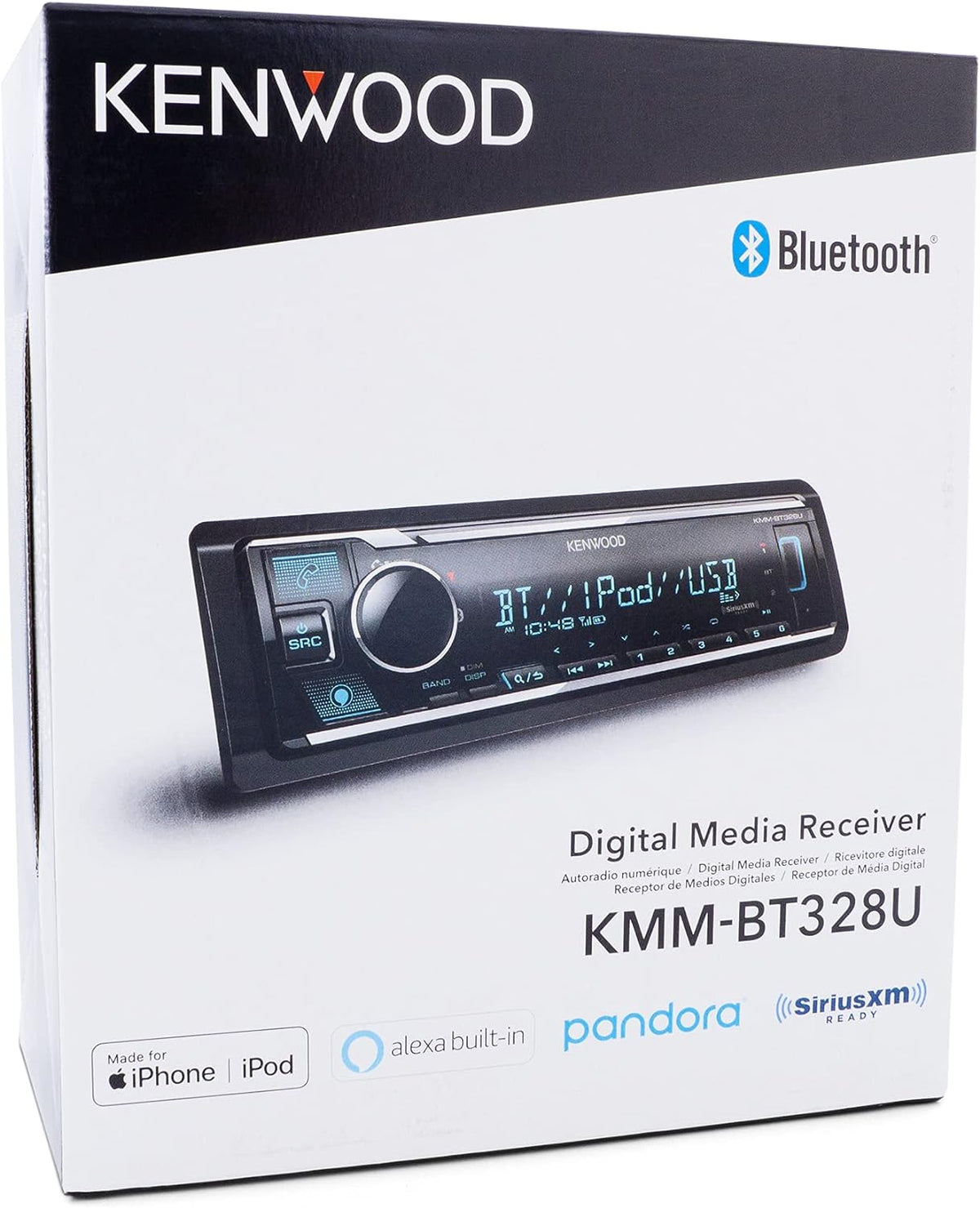 Bluetooth Car Stereo with USB Port, AM/FM Radio, MP3 Player, Detachable Face F265479