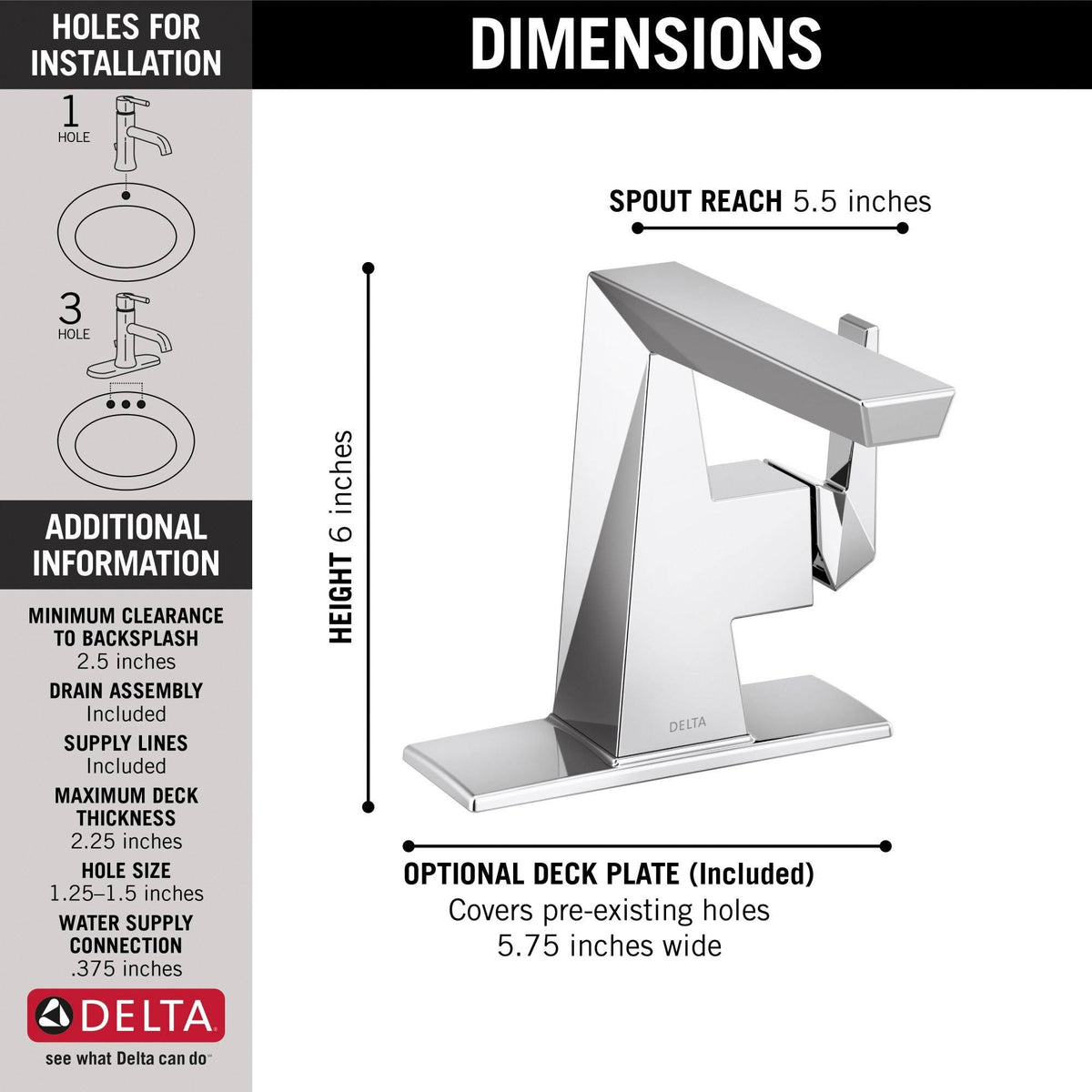 Black Stainless Bathroom Faucet T91852