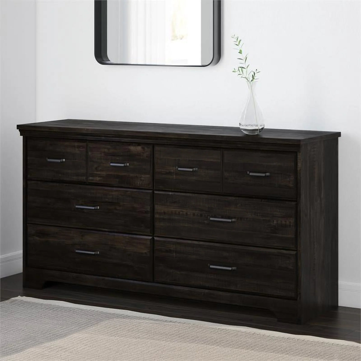 6 Drawer Double Dresser R756