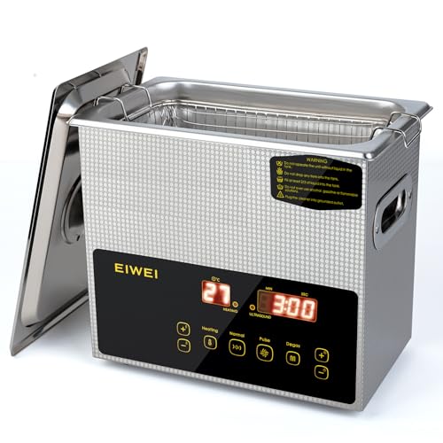 3L Ultrasonic Cleaner Stainless Steel with Heater Timer F223866