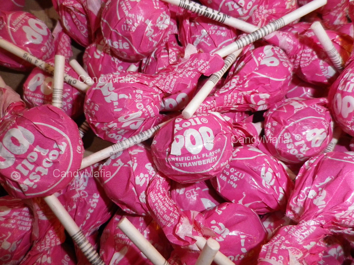Strawberry Tootsie Pops 30 Pops V793
