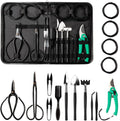 16PCS Bonsai Tree Kit with Pruning Shears and Carbon Steel Scissors G552458