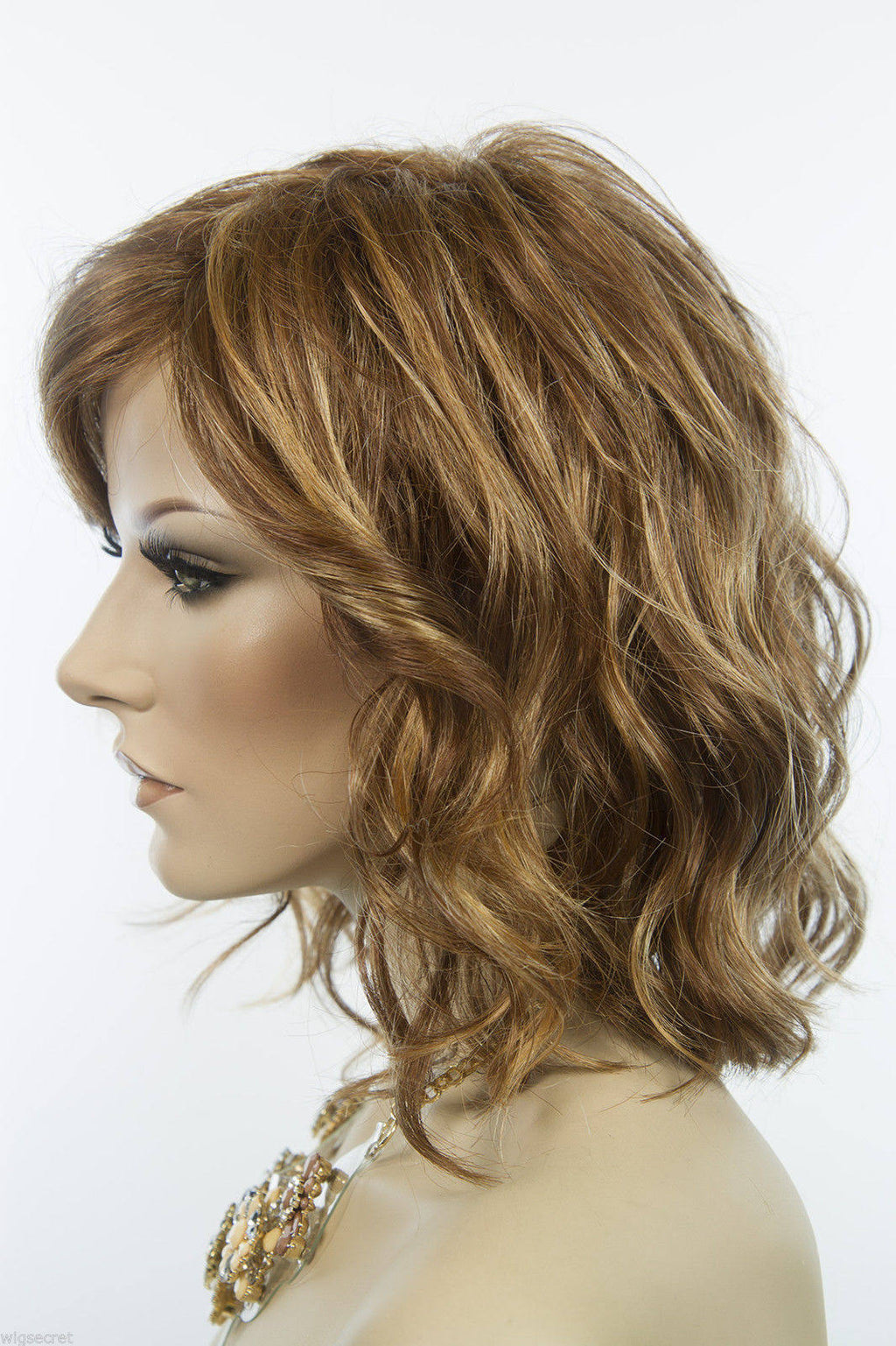 Dark Brown Wavy Lace Front Wig G3369