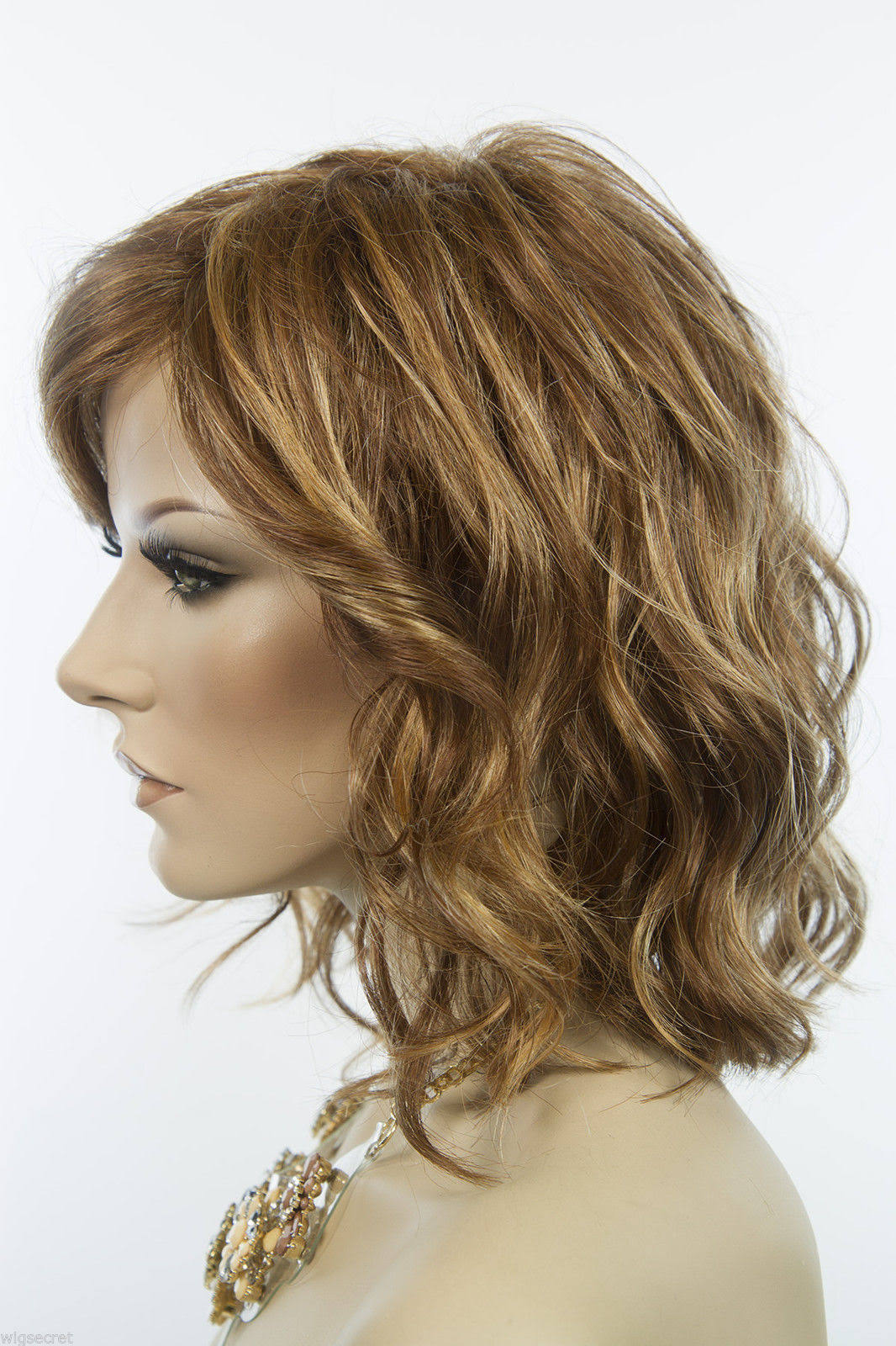Dark Brown Wavy Lace Front Wig G3369