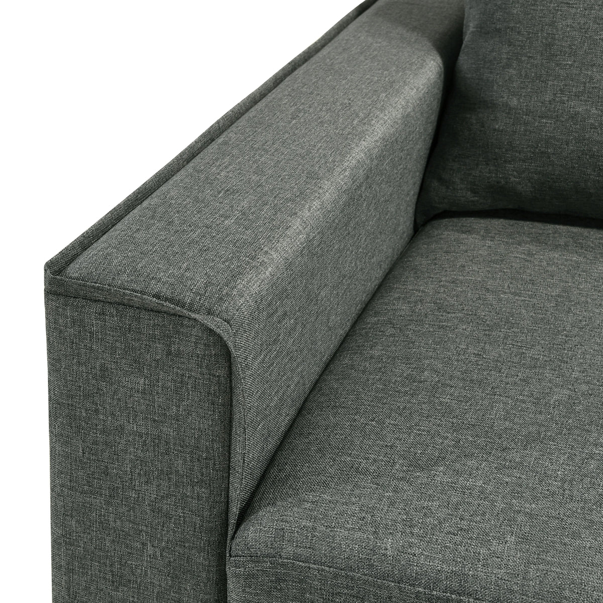 Dark Gray L-Shape Sectional Sofa P828