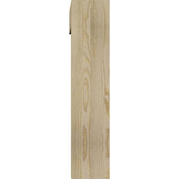 Thorton Block Rough Sawn Bracket with Offset Brace, Douglas Fir P2466