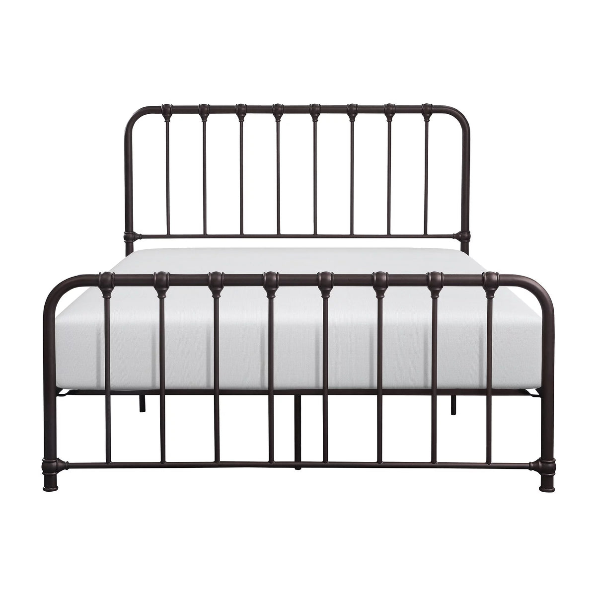 Metal Platform Bed Full Navy Blue L929
