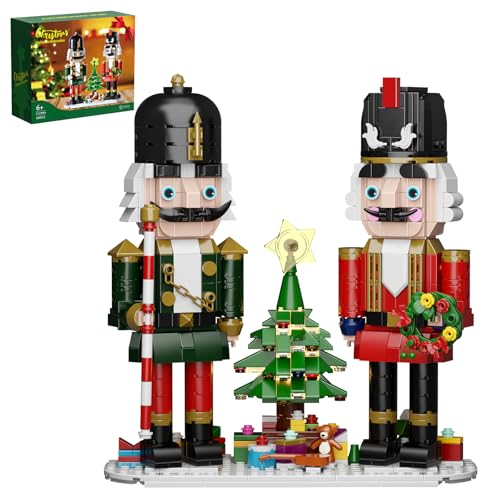 Christmas Nutcracker Building Kit with LED Light, 690 Pieces F418736