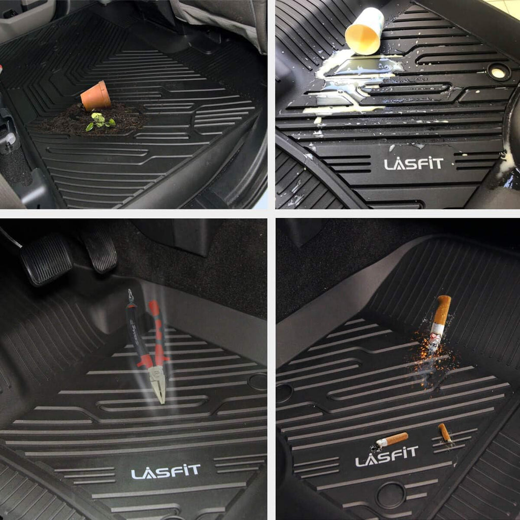 Black TPE Floor Liners for Honda Accord Sedan 2018-2022 T7492
