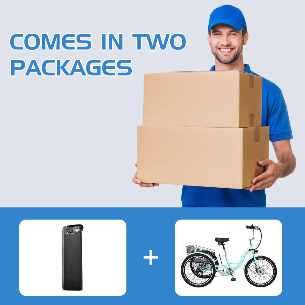 Electric Tricycle with Removable Lithium Battery W733