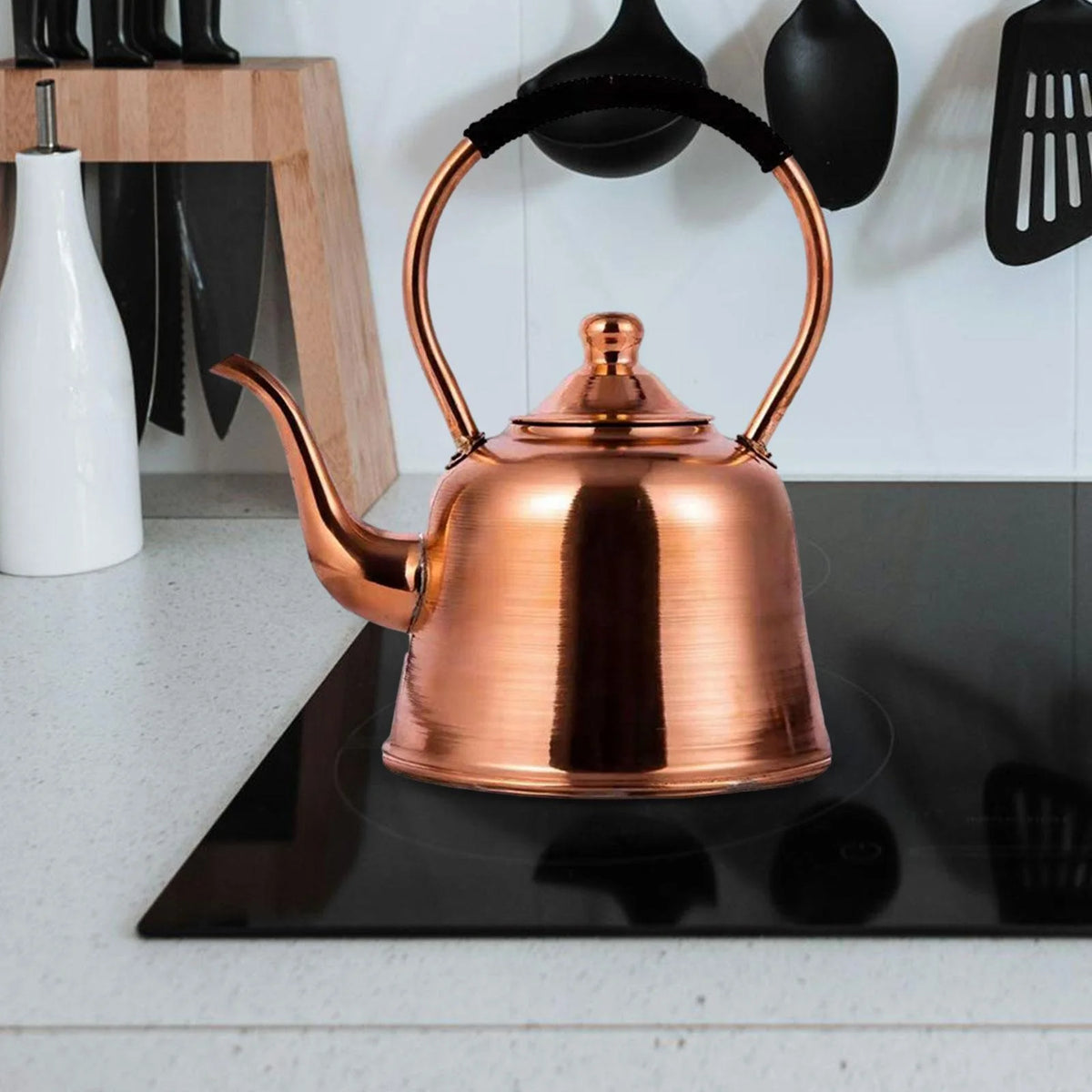 Copper Stovetop Coffee Pot Kettle B602512