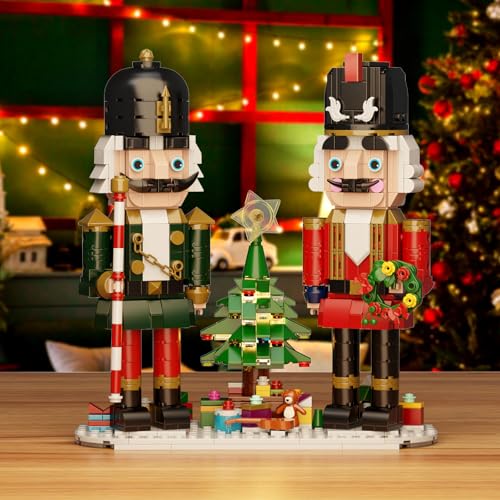 Christmas Nutcracker Building Kit with LED Light, 690 Pieces F418736