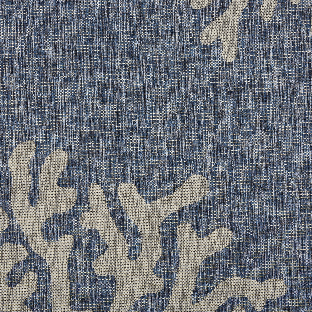 Blue/Gray 8' x 9' Outdoor Rug D45878