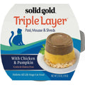 Solid Gold Triple Layer Pate Mousse & Shreds Pumpkin Cat Food R6284