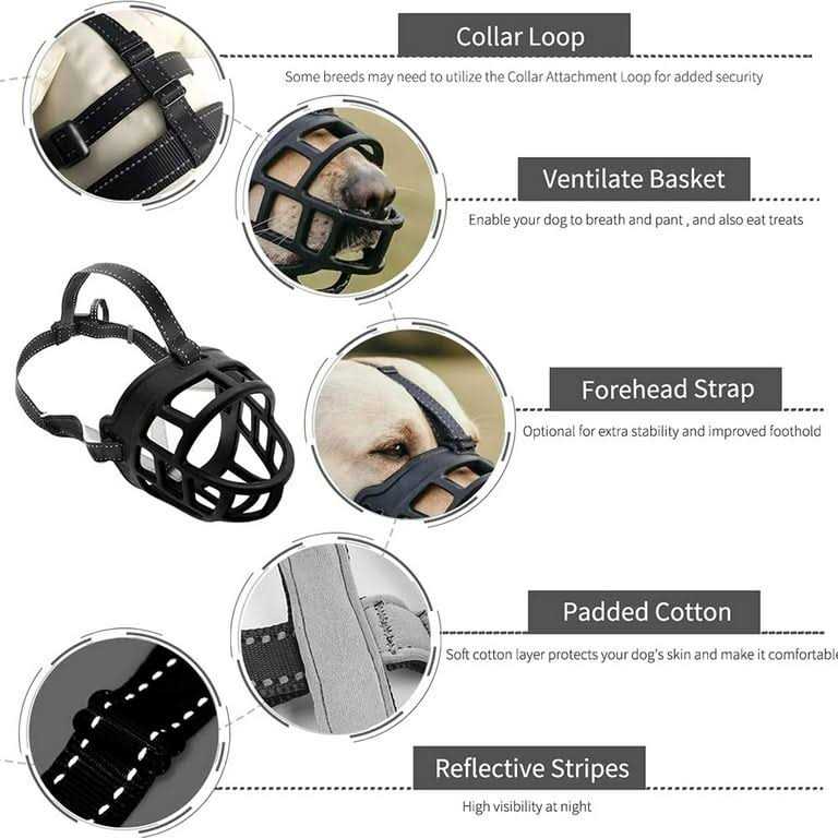 Soft Mesh Adjustable Dog Muzzle Y316