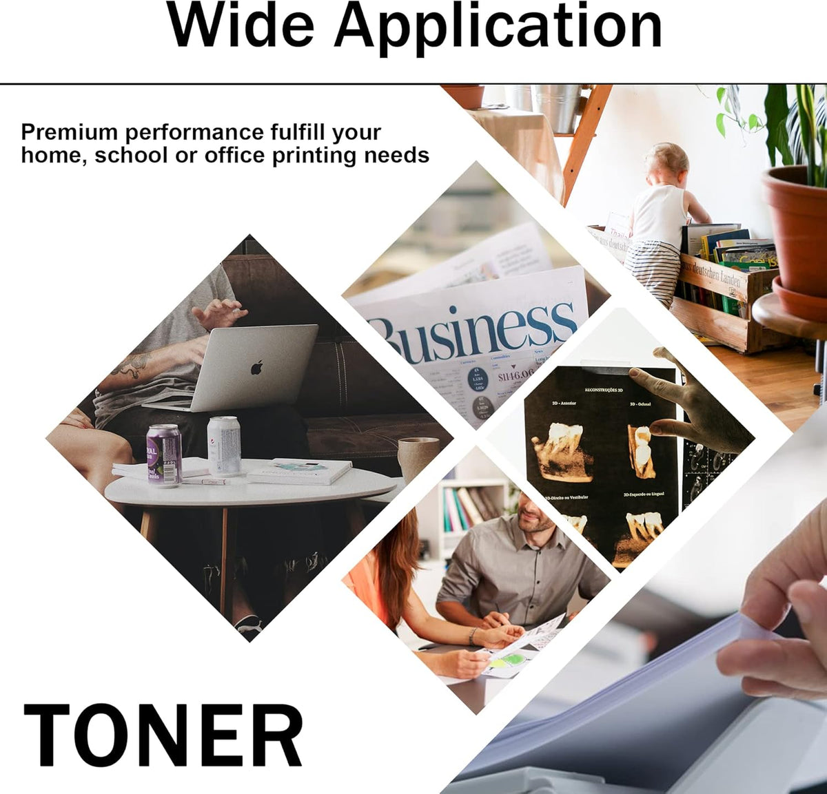 Black Toner Cartridge 4 Pack W155571