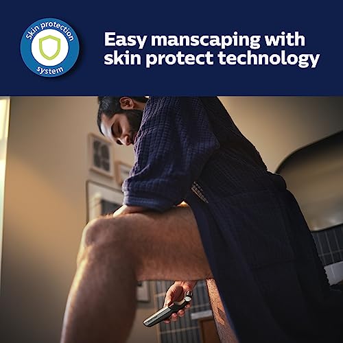 Showerproof Body & Manscaping Trimmer with Back Attachment B3860