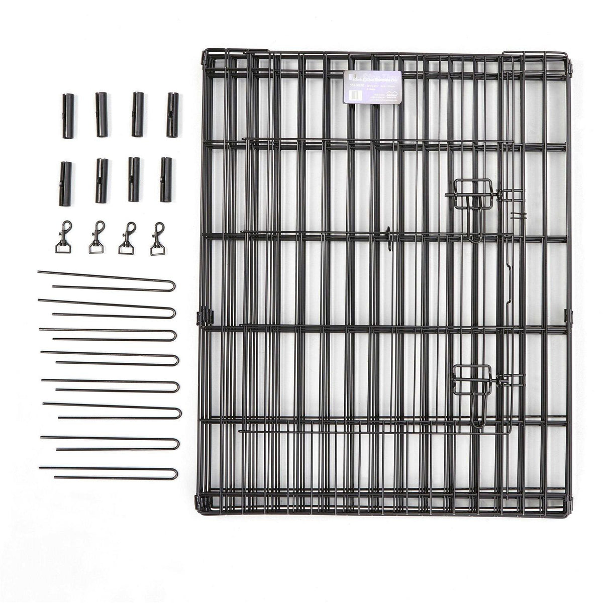 Black Exercise Pen with Door D966275
