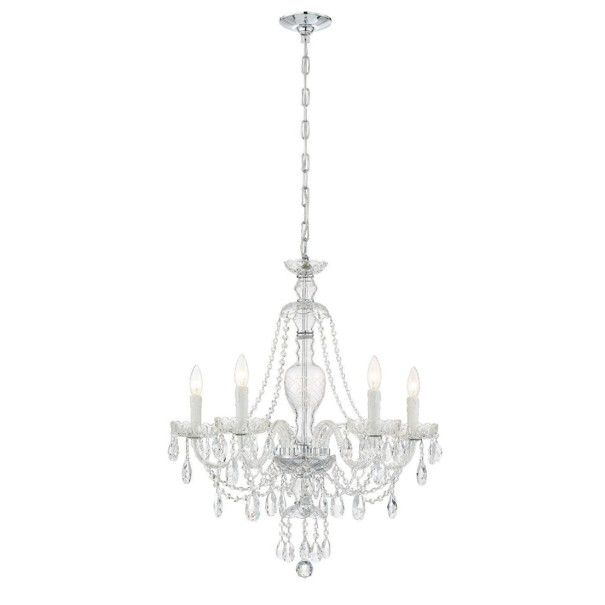 Chrome 5 Light Chandelier L760