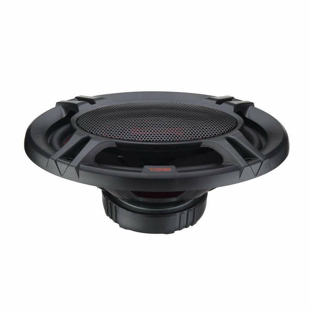 6 x 9 inch 4 Way 180W Coaxial Speaker, 1 Pair, Black B493885