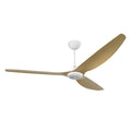 84 Ceiling Fan with Caramel Aluminum Blades and White Finish I3575