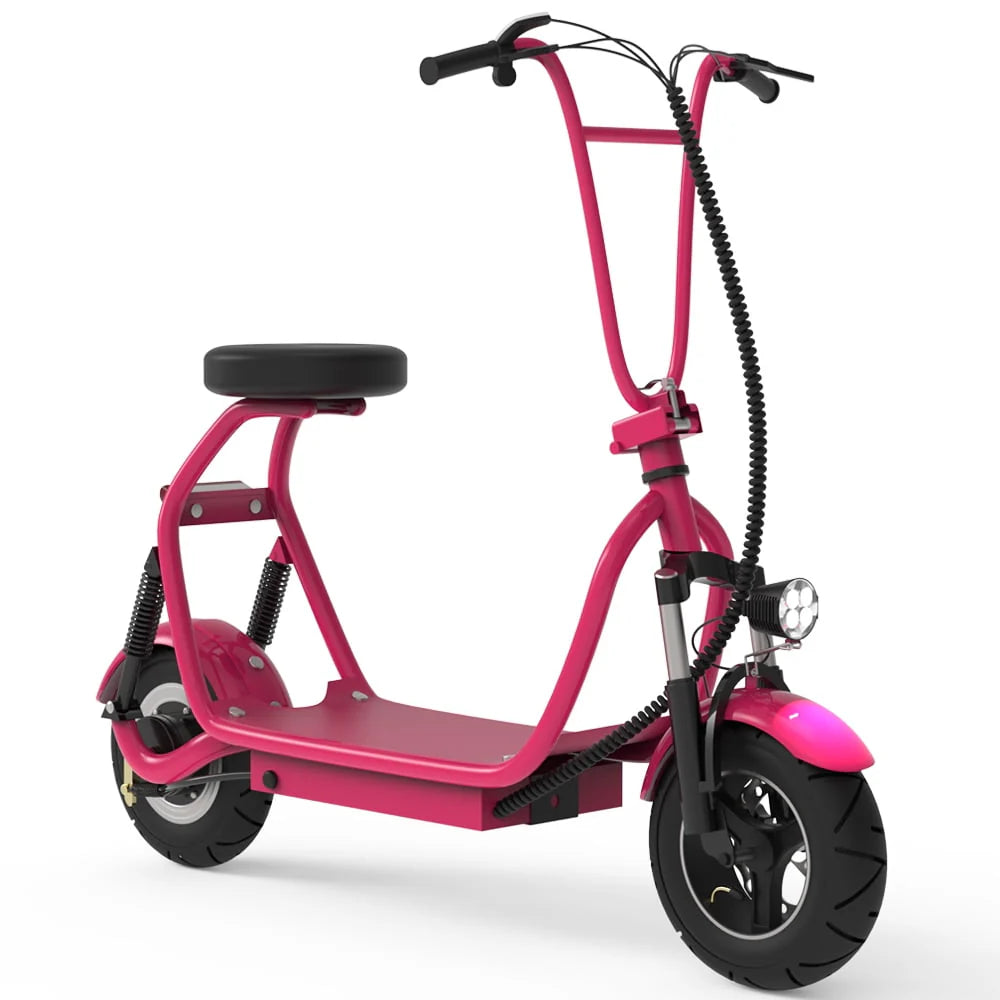 Electric Scooter 350W 48V 18.6 Miles Foldable Black Y619