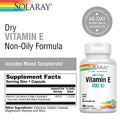 Vitamin E 400 IU Mixed Tocopherols 100 Capsules D6663