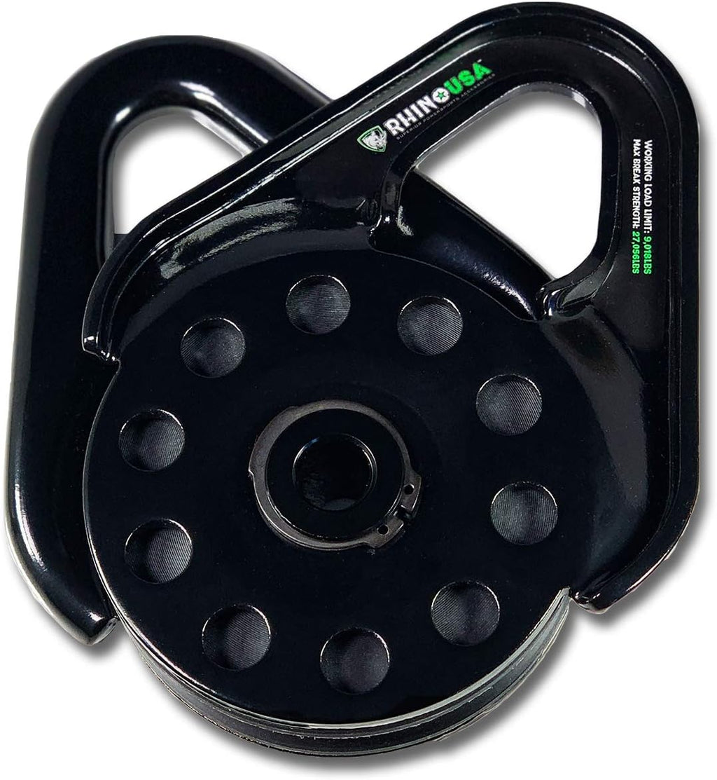 Heavy Duty 13.5 Ton Snatch Block with Tree Saver, Pack of 2 F87094