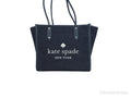 Blue Denim Fabric Shoulder Tote Handbag V60873