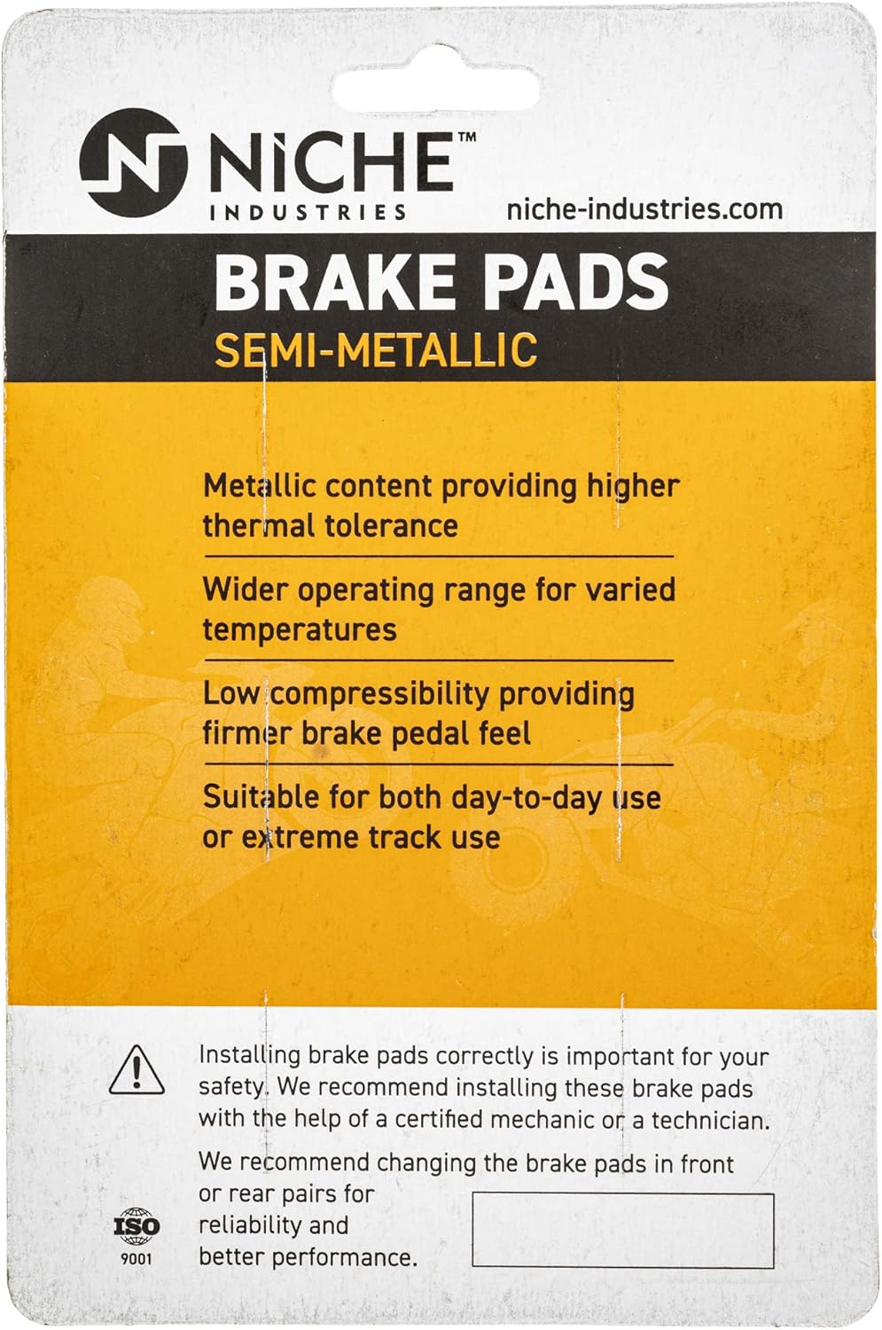 Brake Pad Set Rear Semi-Metallic 2 Pack V45387