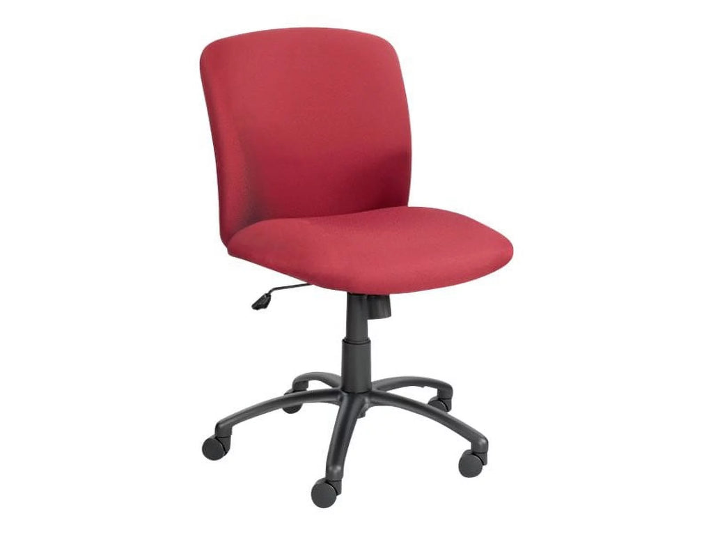 Burgundy Polyester Swivel Chair C117700