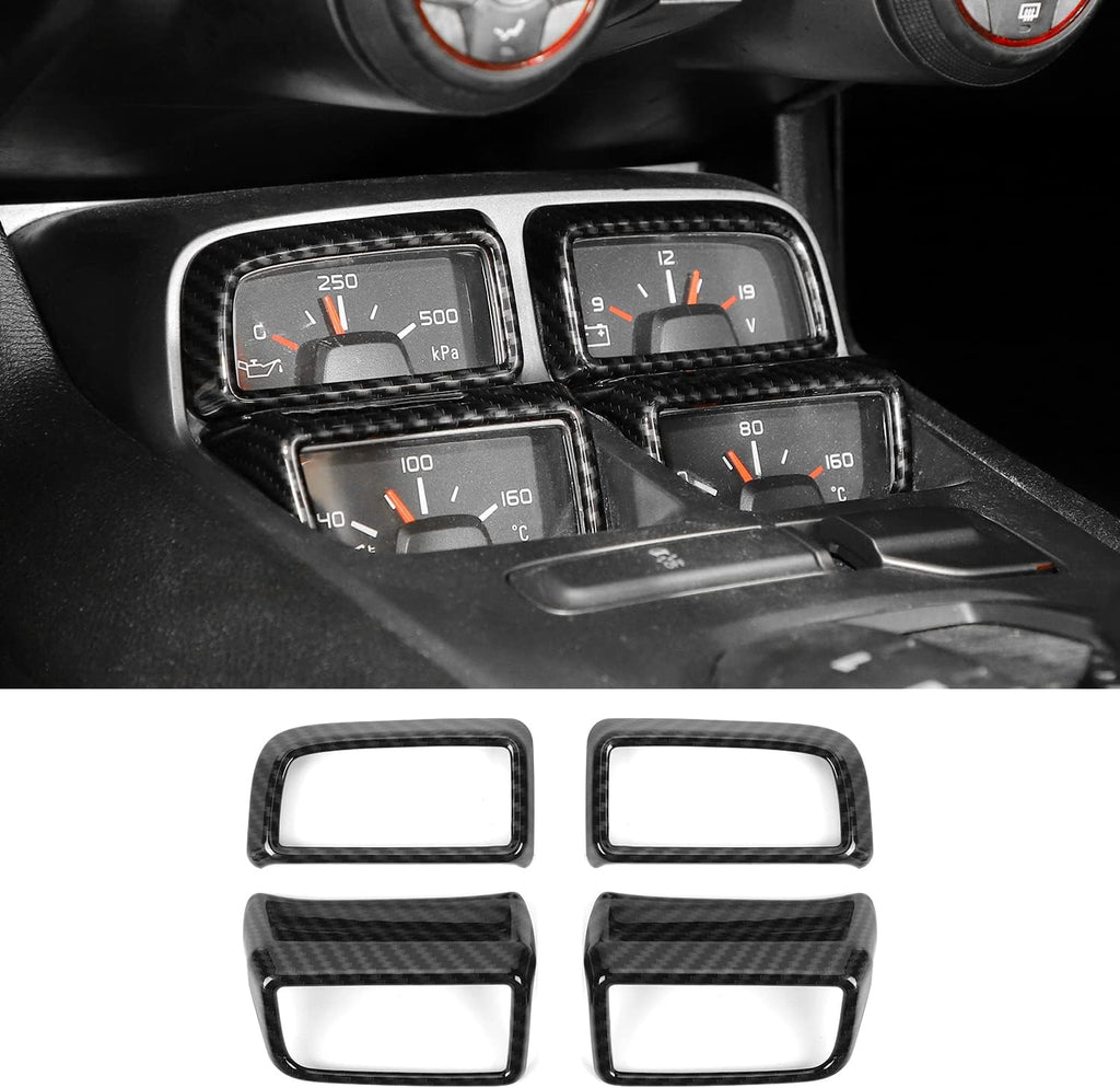 Carbon Fiber Center Console Dashboard Frame Bezel 4PCs M839577