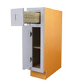 Light Gray Inset Shaker Kitchen Cabinet Single Door Single Drawer R4246