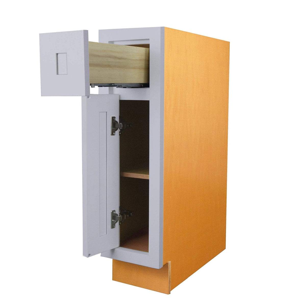 Light Gray Inset Shaker Kitchen Cabinet Single Door Single Drawer R4246